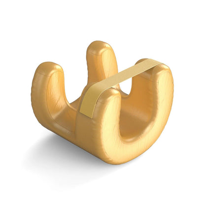 Off Tired™ Face Pillow gold